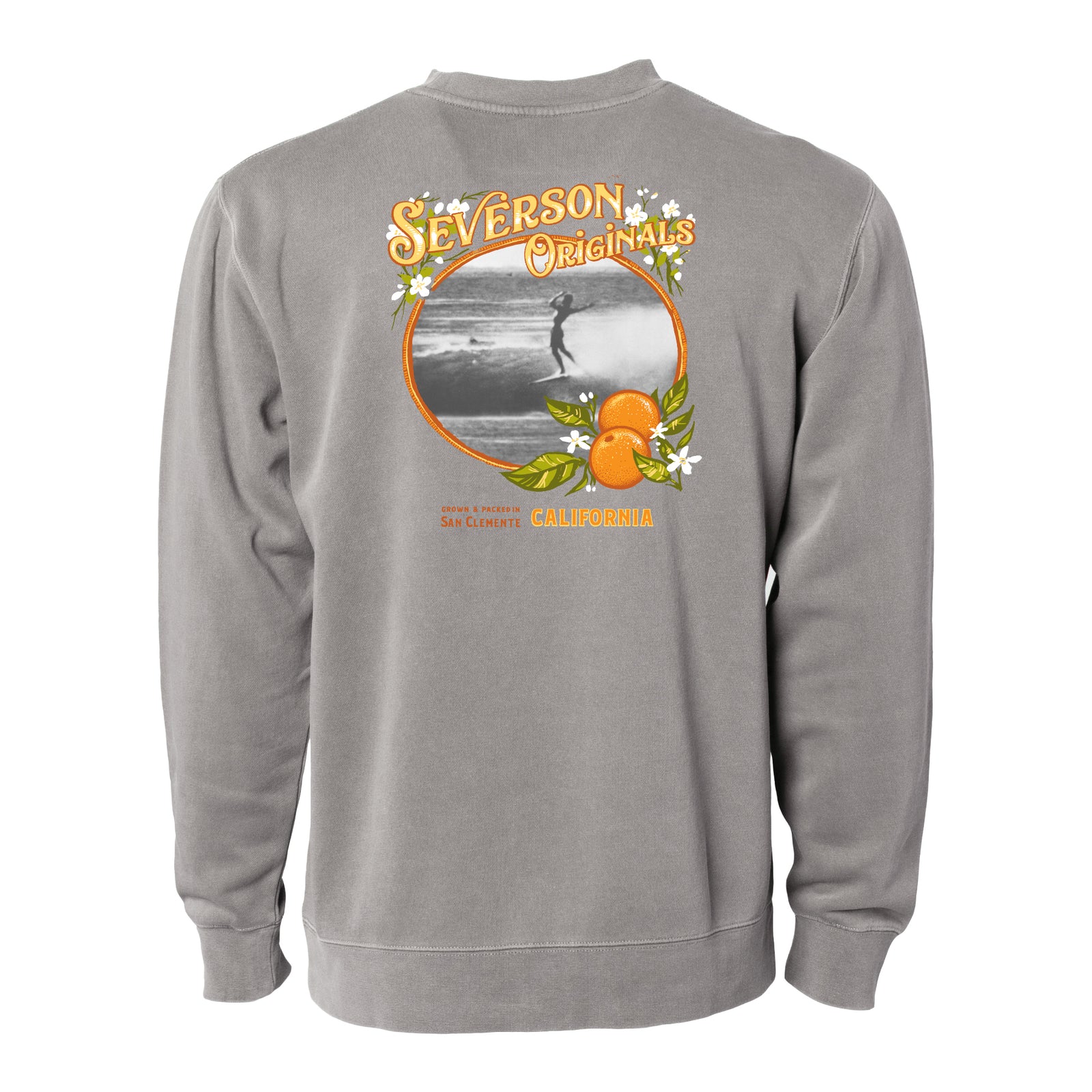 CRATE LABEL PIGMENT DYED CREW