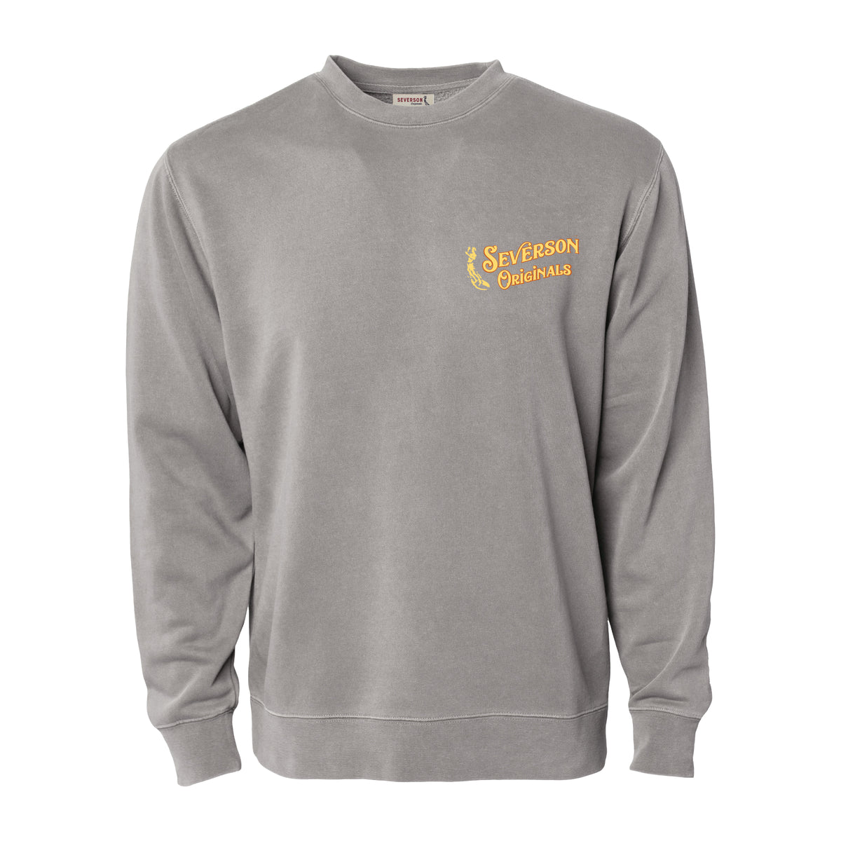 CRATE LABEL PIGMENT DYED CREW