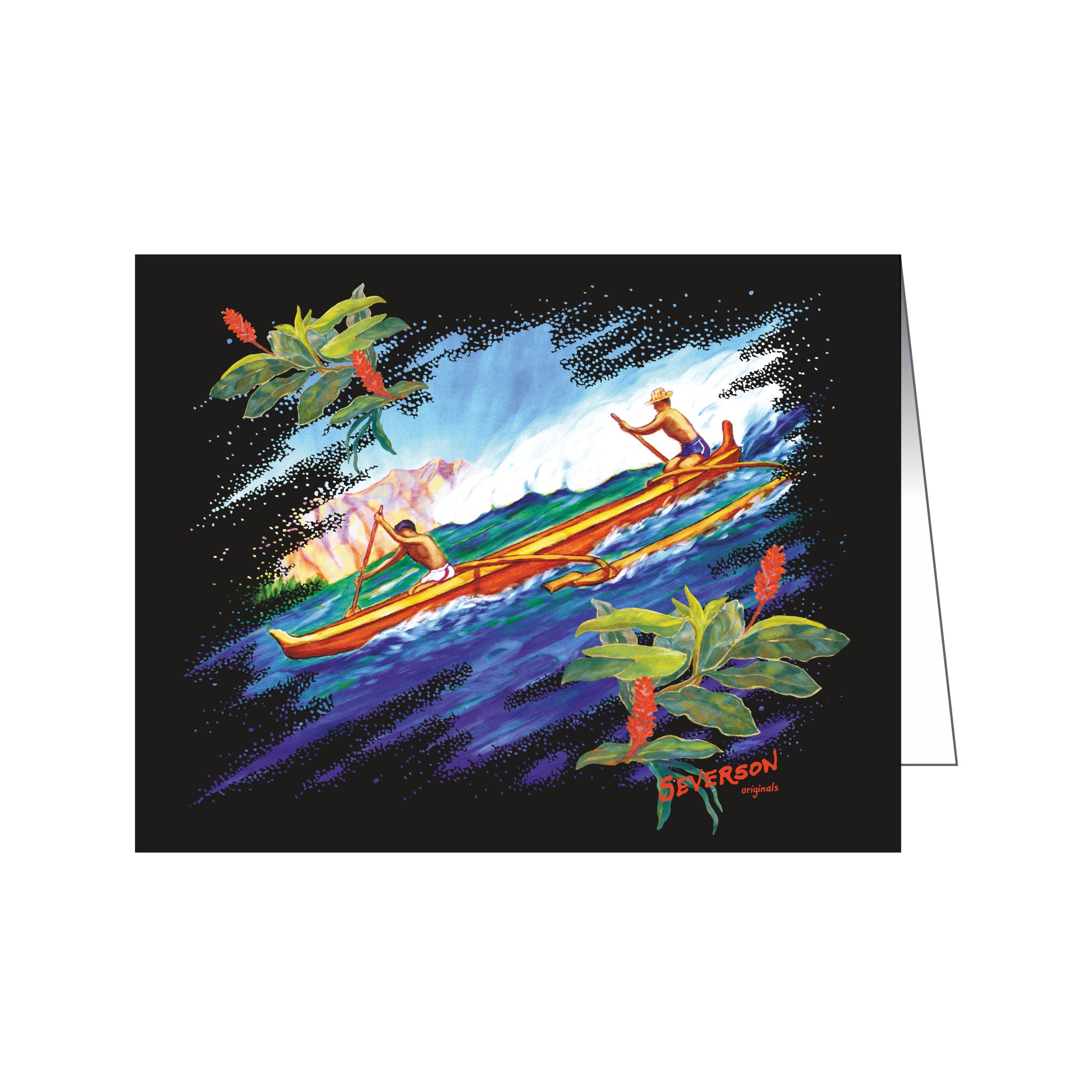 OUTRIGGER GREETING CARD (4 Pack)
