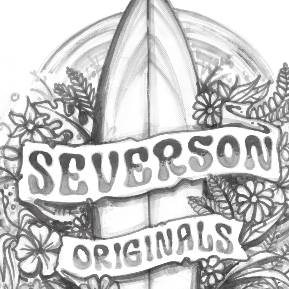 &quot;COUNTRY&quot; PEN &amp; INK DRAWING