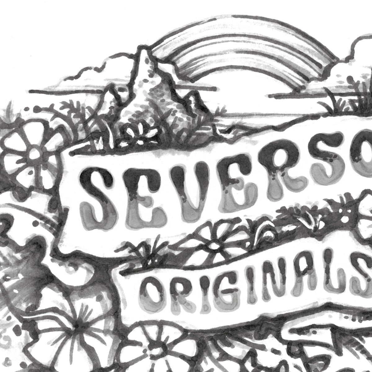 &quot;COUNTRY&quot; PEN &amp; INK DRAWING