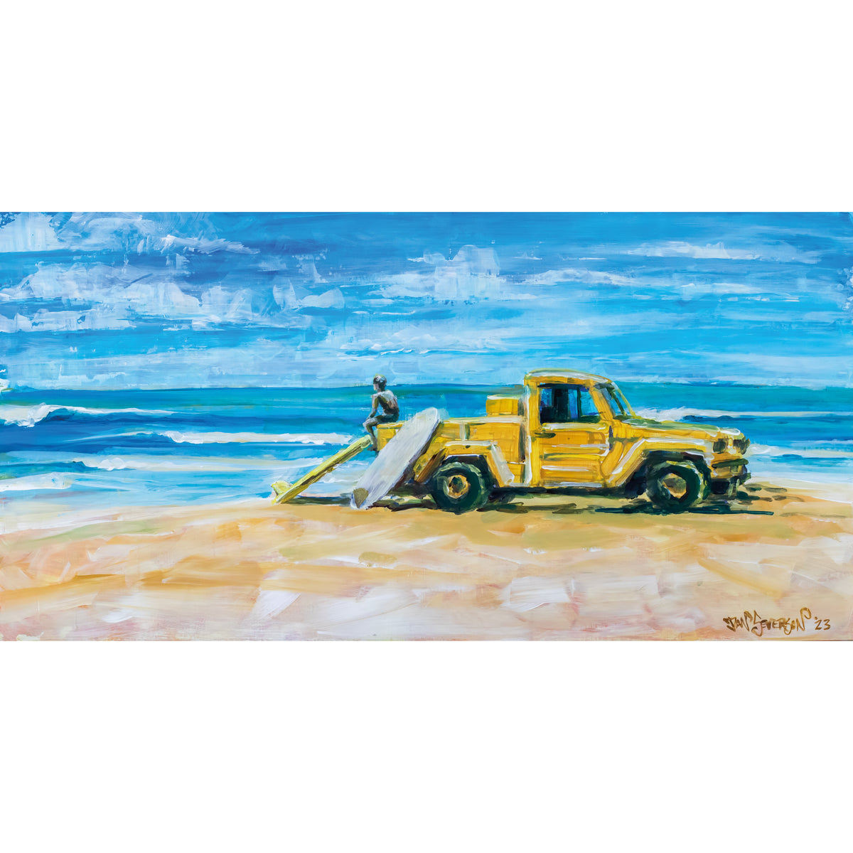 &quot;RENNIE AT THE RANCH&quot; ORIGINAL PAINTING