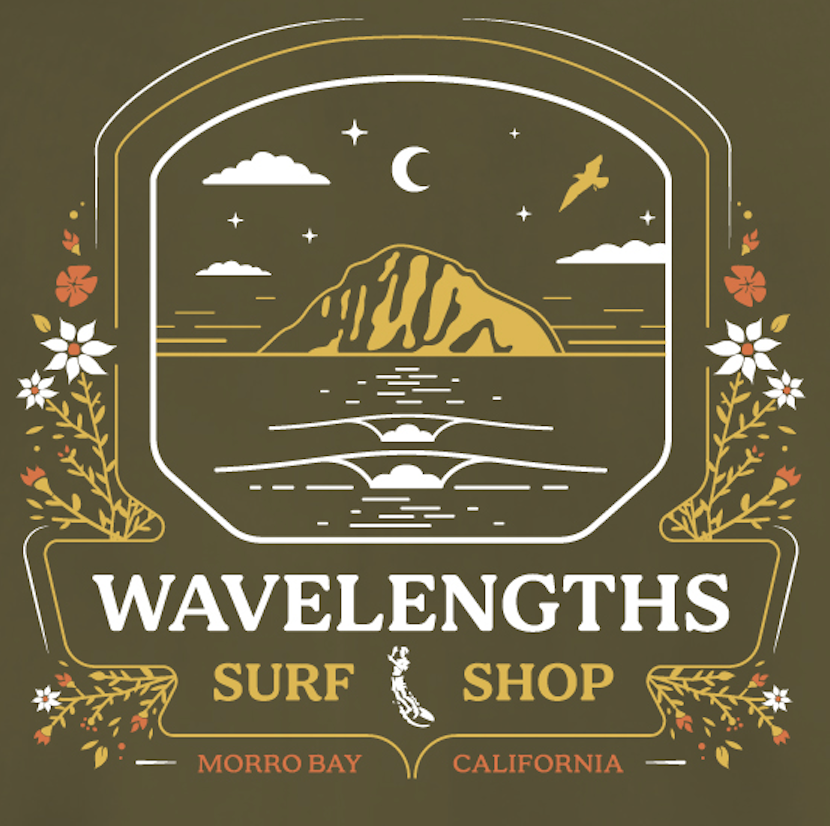 SEVERSON ORIGINALS &amp; WAVELENGTHS SURF SHOP &quot;CRESCENT MOON&quot;