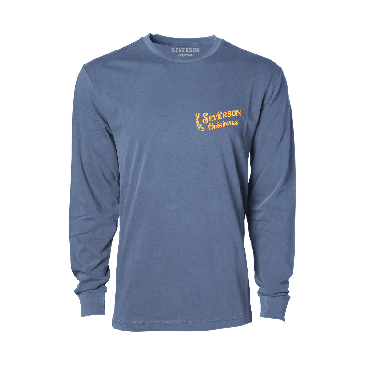 CRATE LABEL PIGMENT DYED L/S TEE